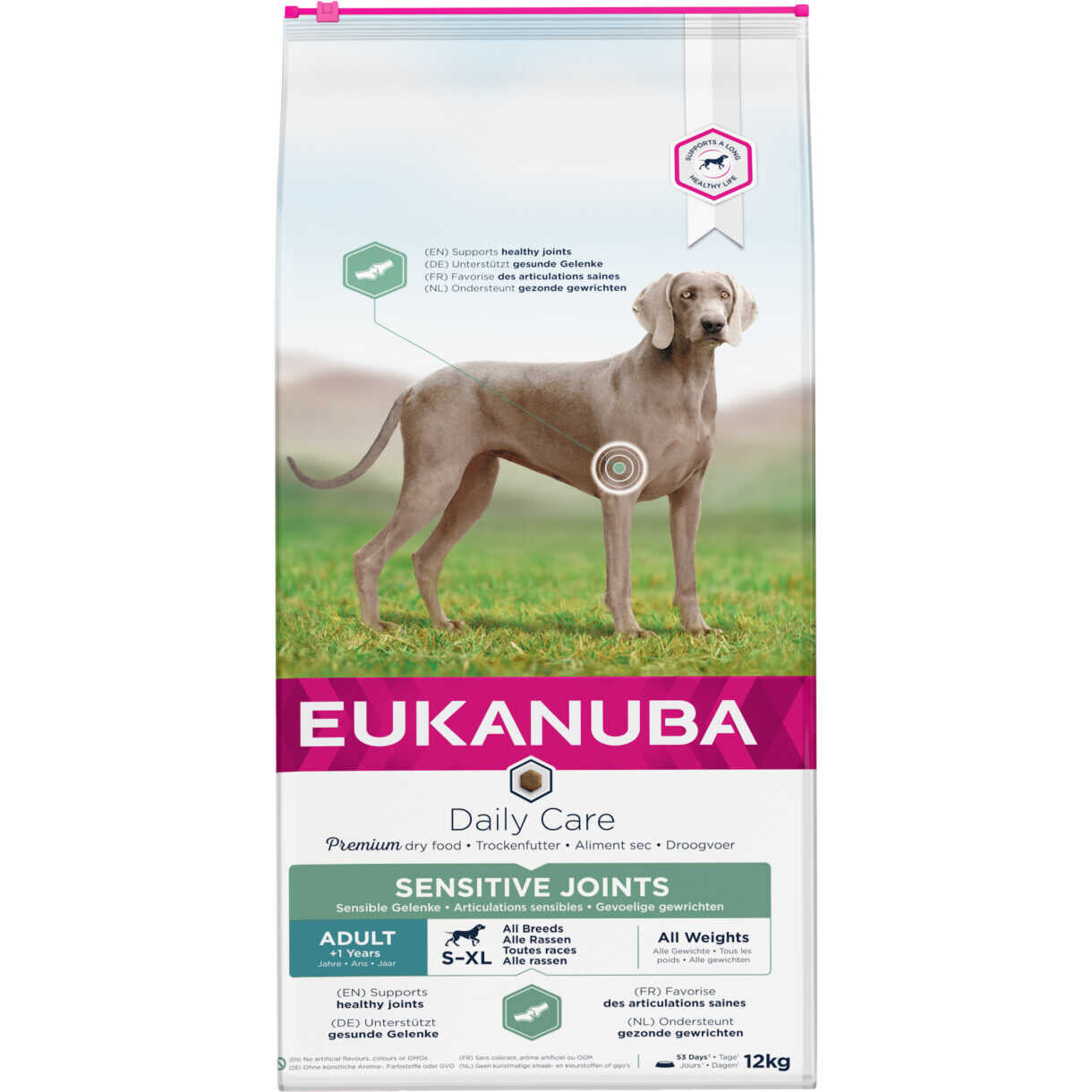 12 kg Eukanuba DailyCare Hundefutter Sensitive Joints