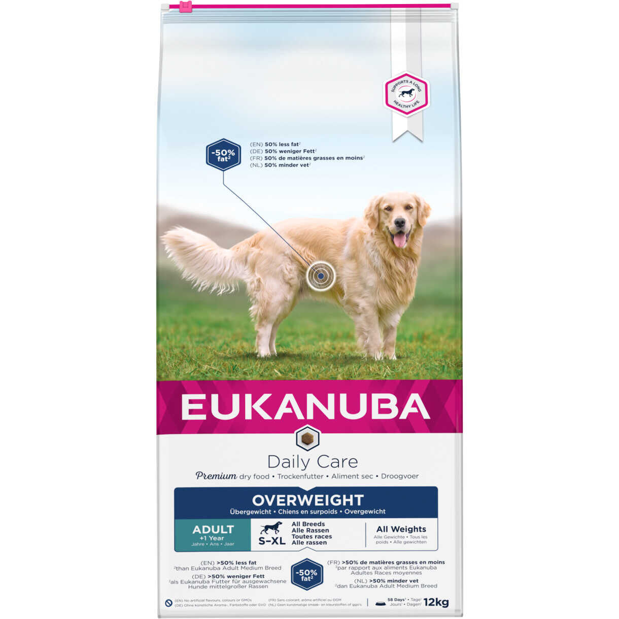 12 kg Eukanuba DailyCare Hundefutter Übergewichtig oder kastriert