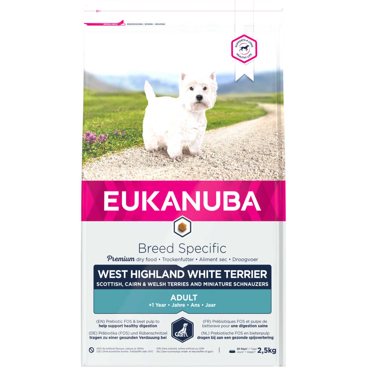 2.5 Eukanuba West Highland Hundefutter ab 1 Jahr