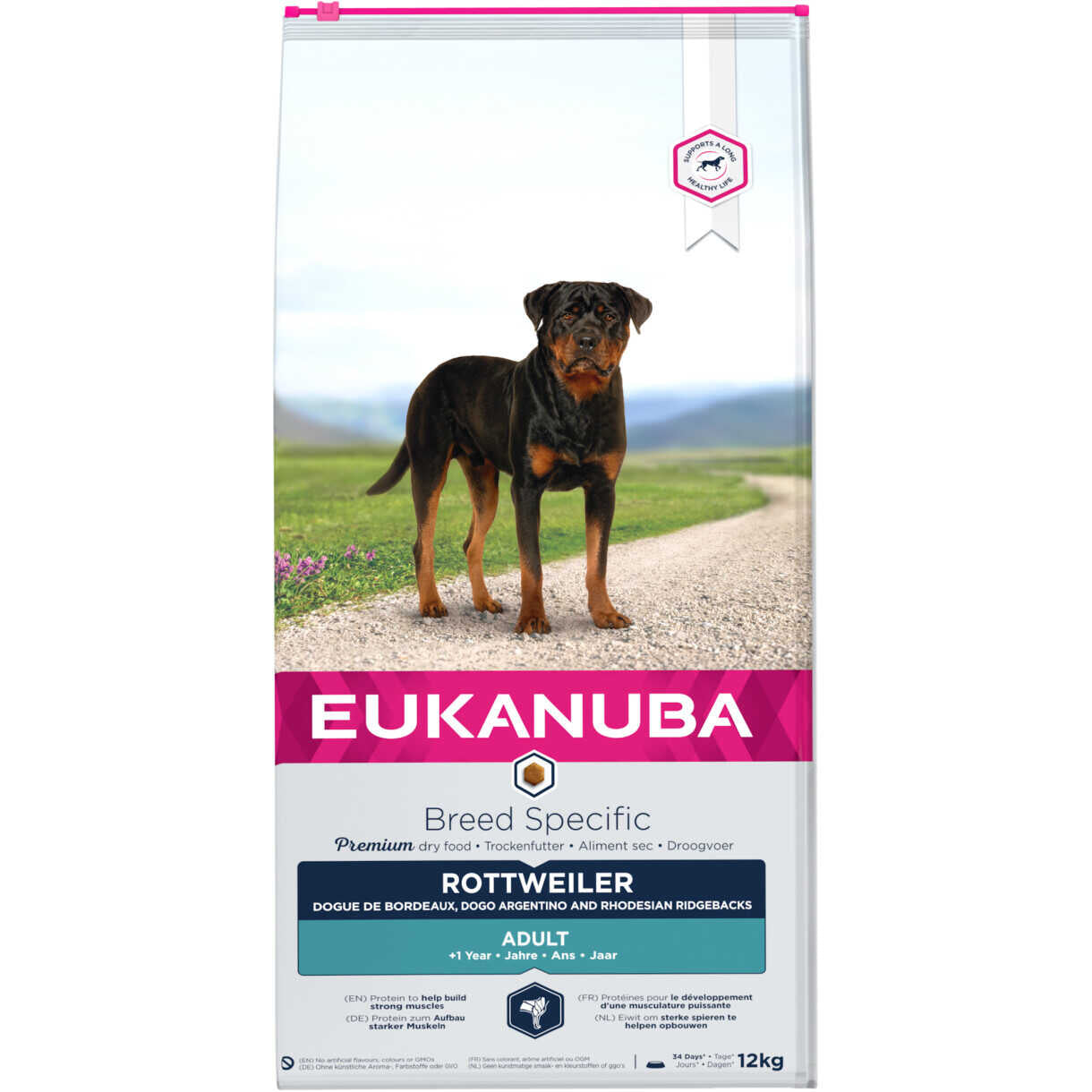 12 kg Eukanuba Rottweiler Hundefutter mit Huhn