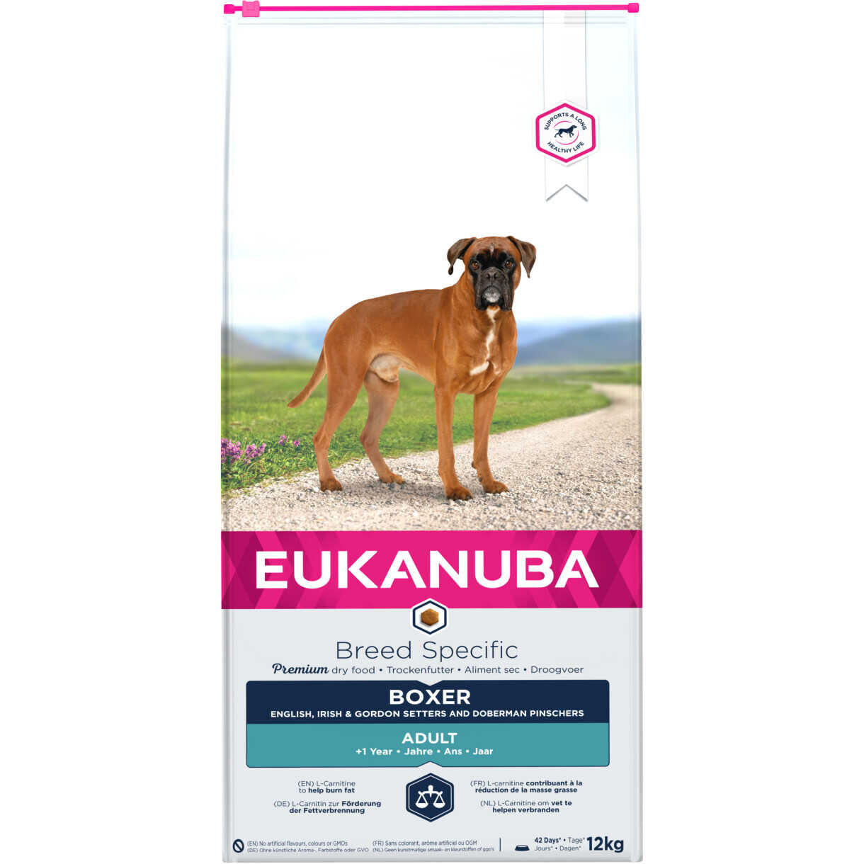 12 kg Eukanuba Boxer Hundefutter mit Huhn ab 1 Jahr