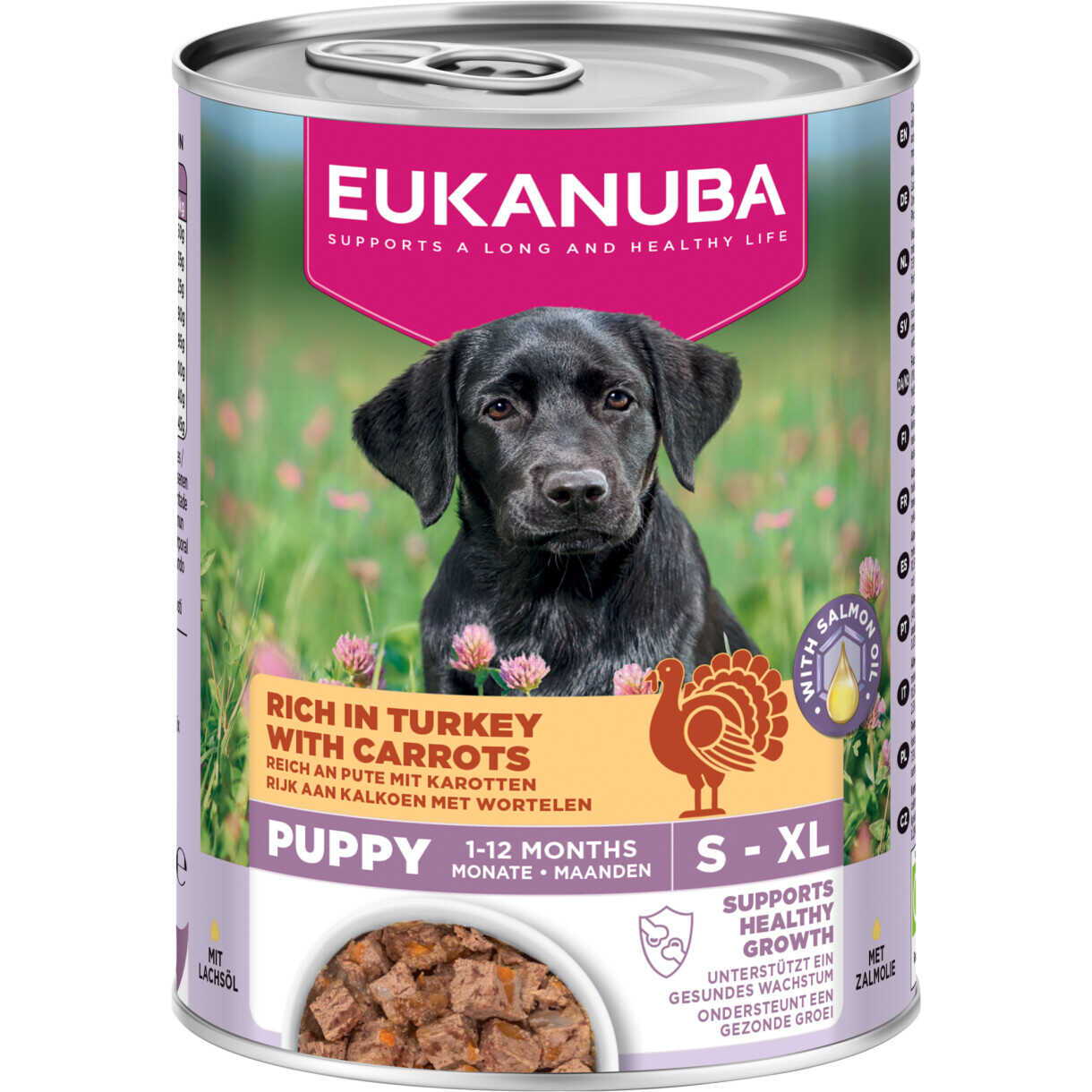 400 g Eukanuba Puppy Hundenassfutter, Pute mit Karotten