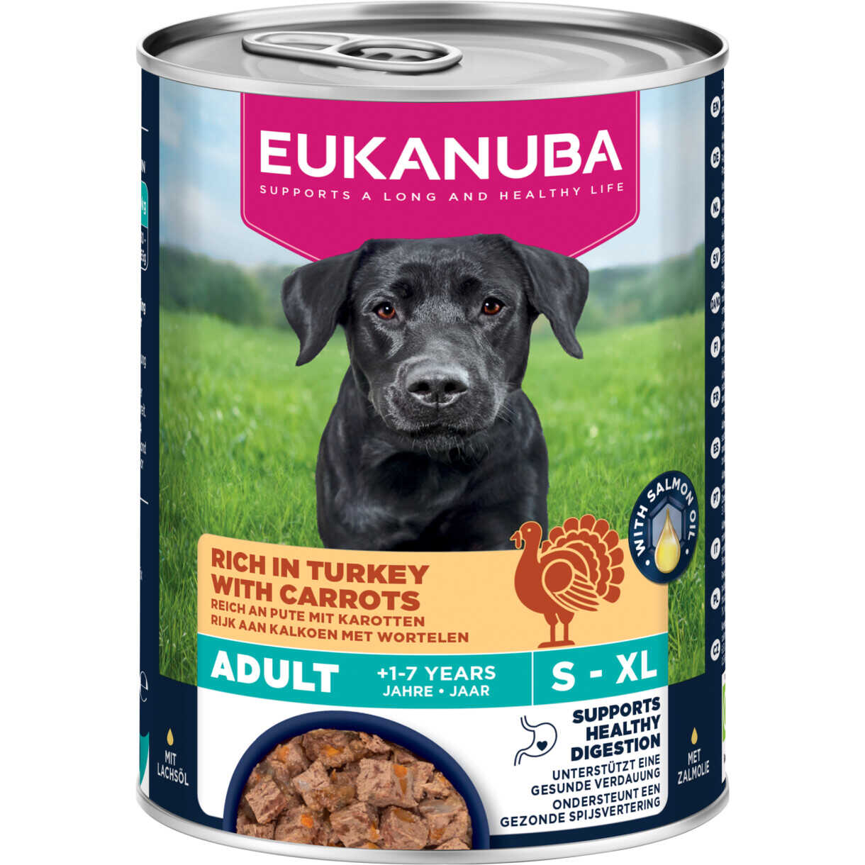400 g Eukanuba Adult Hundenassfutter, Truthahn mit Karotten