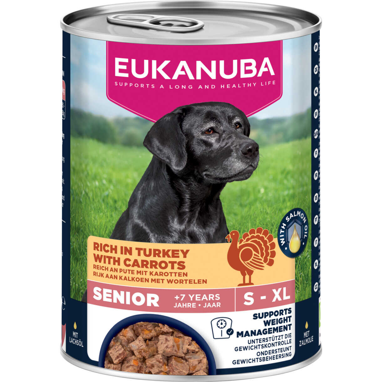 400 g Eukanuba Senior Hundenassfutter, Truthahn mit Karotten