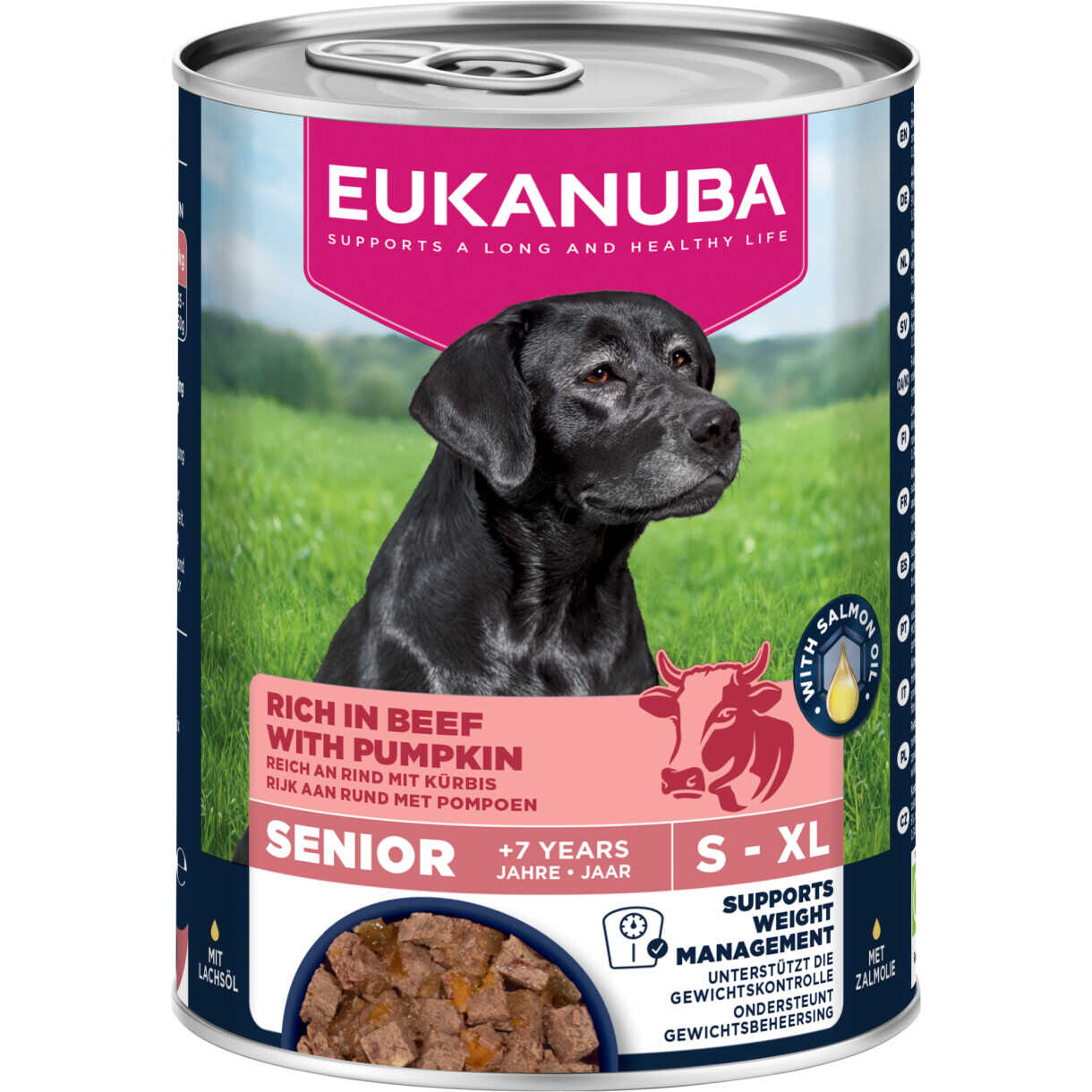 400 g Eukanuba Senior Hundenassfutter, Rindfleisch mit Kürbis