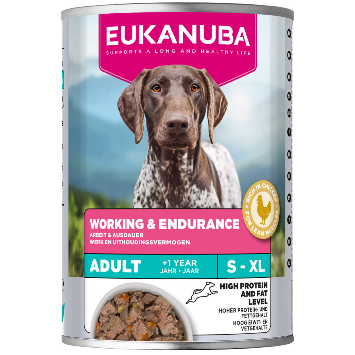 400g EUKANUBA Special Care Nassfutter ADULT Working & Endurance für leistungsstarke Hunde