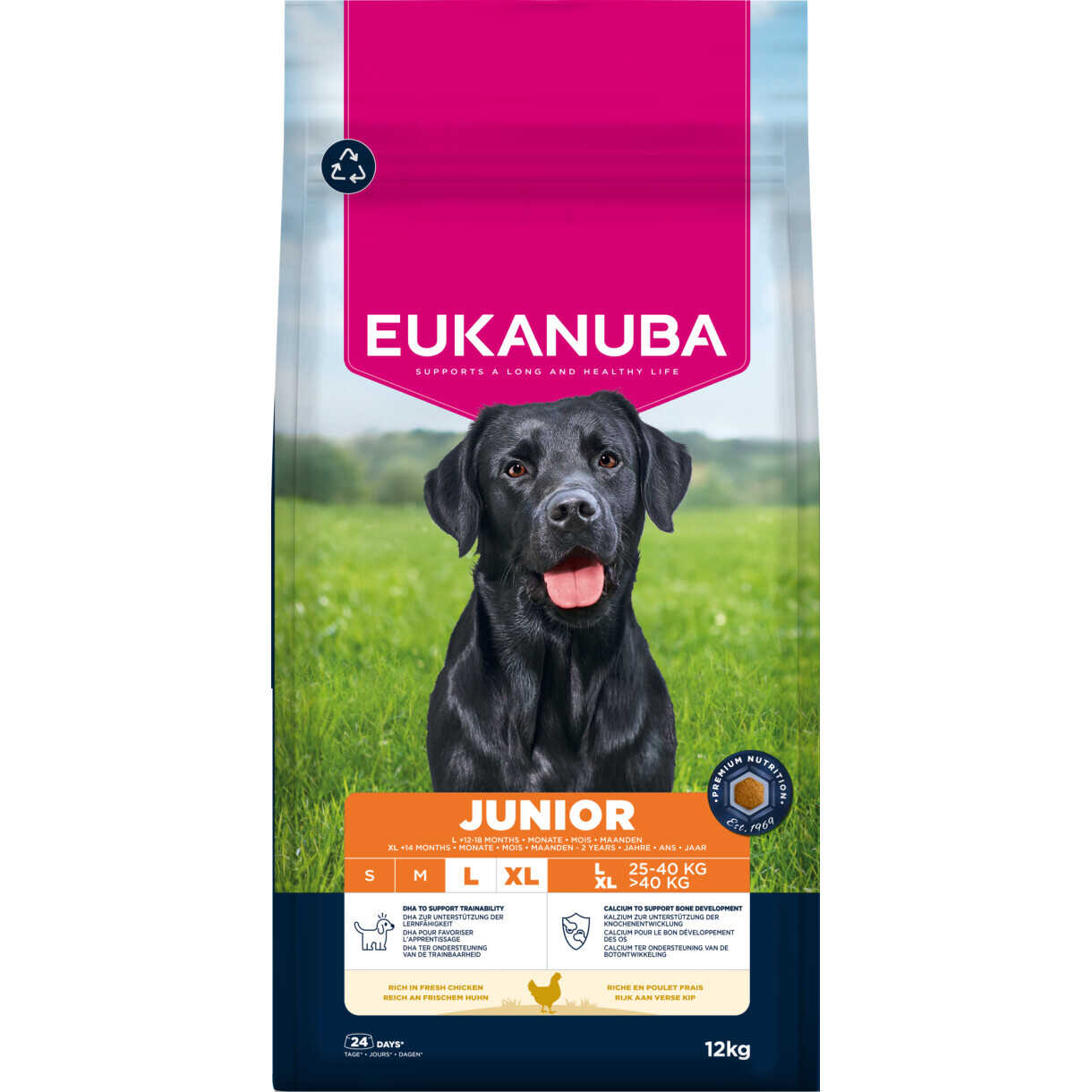 Eukanuba Welpenfutter mit Huhn Junior Large Breed