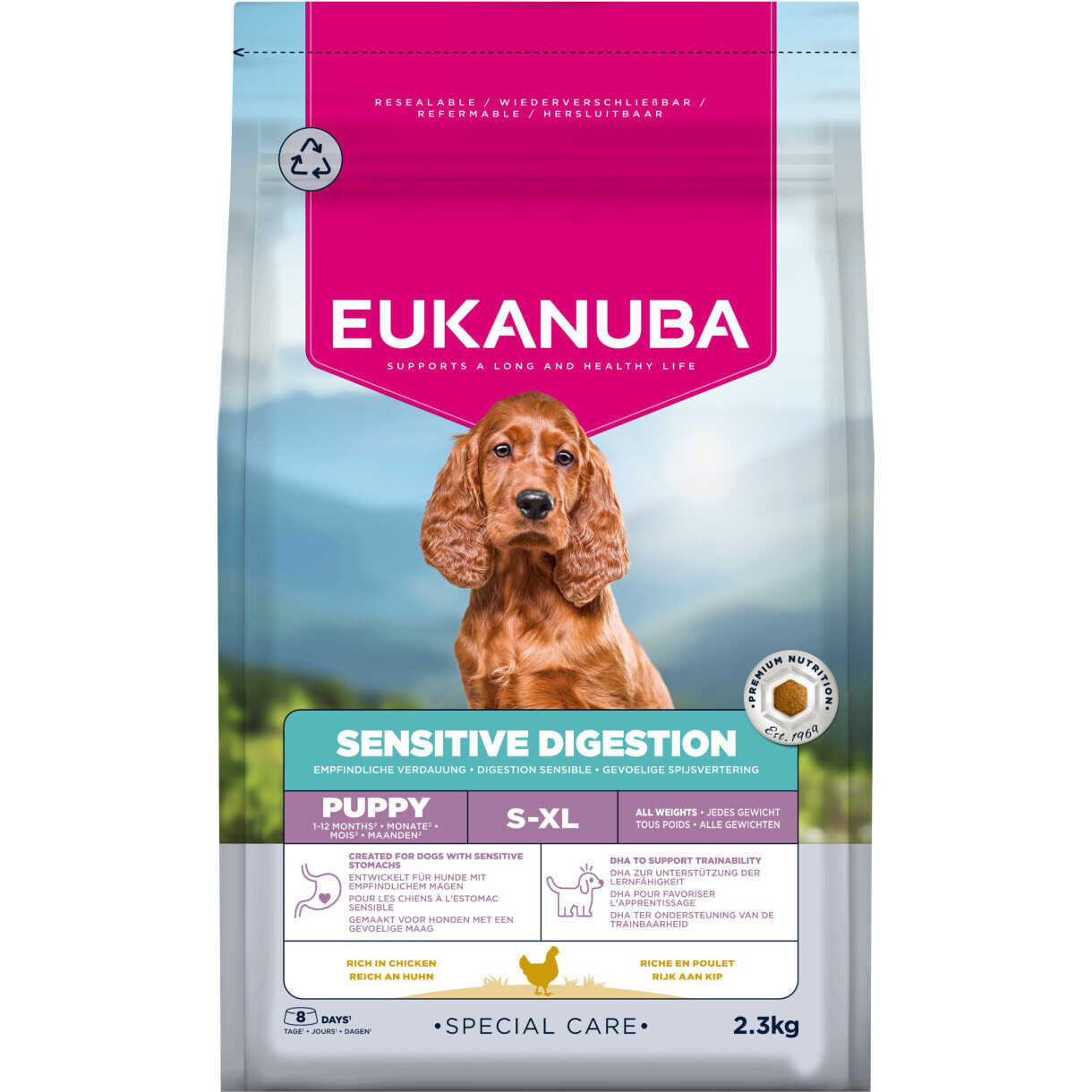 2,3 kg Eukanuba Special Care Welpenfutter Empfindlicher Magen
