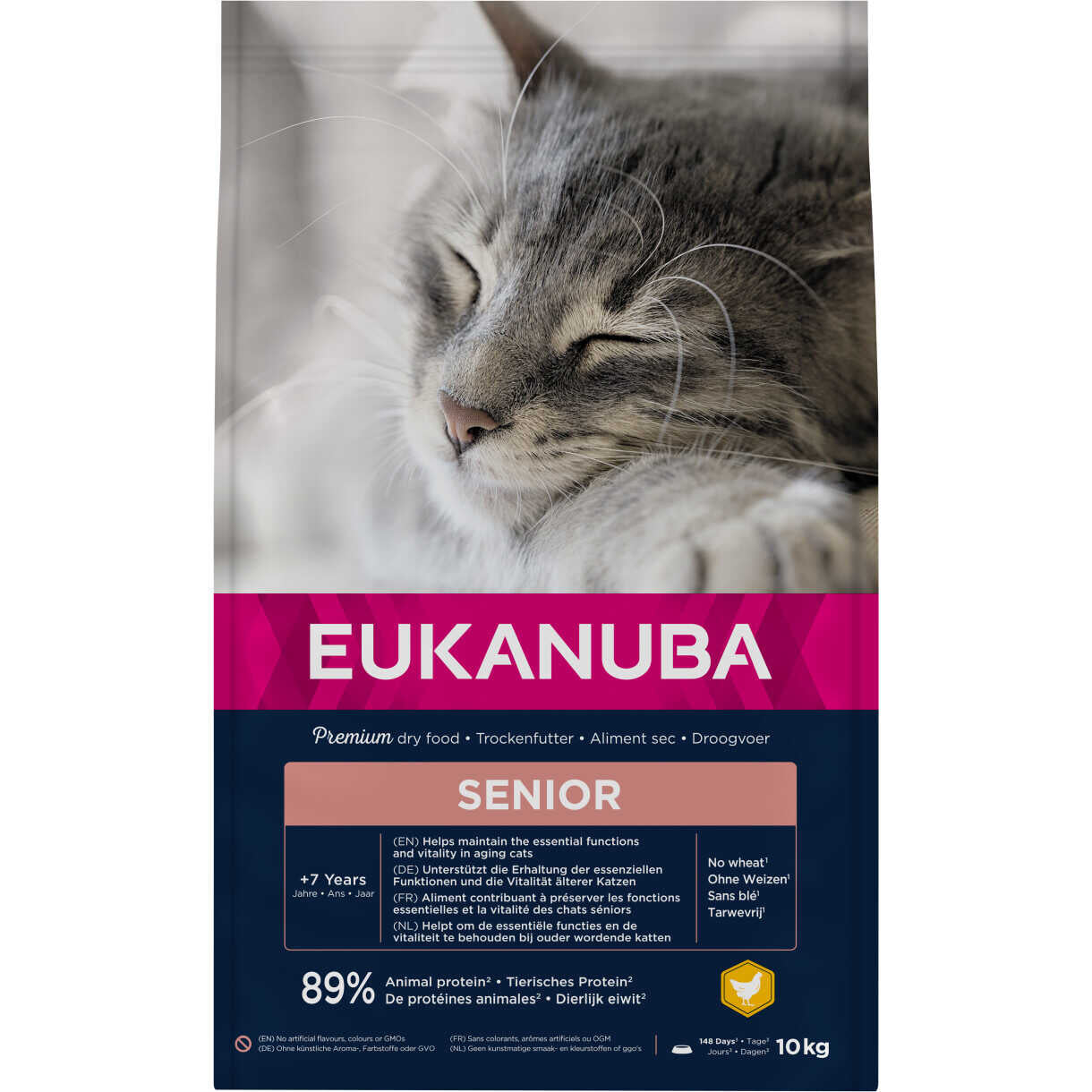 10 kg Eukanuba Katzenfutter für ältere Katzen ab 7 Jahren