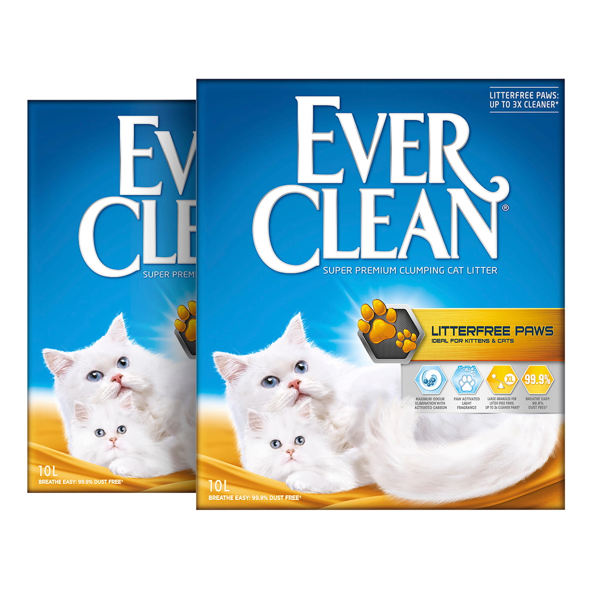2 x 10 kg. | EverClean Streu Streufreie Pfoten