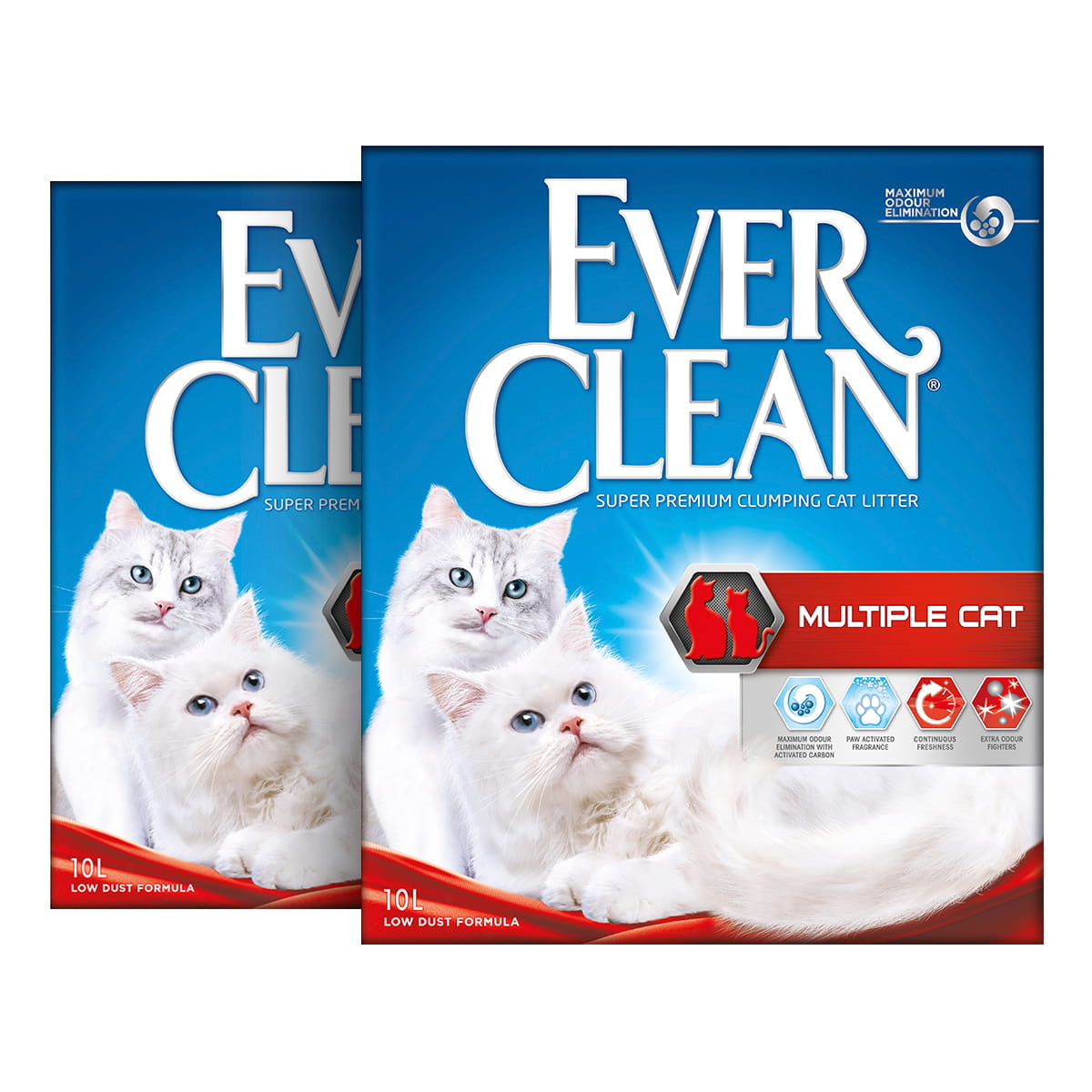 2 x 10 kg. | Ever Clean Katzenstreu Merhfach
