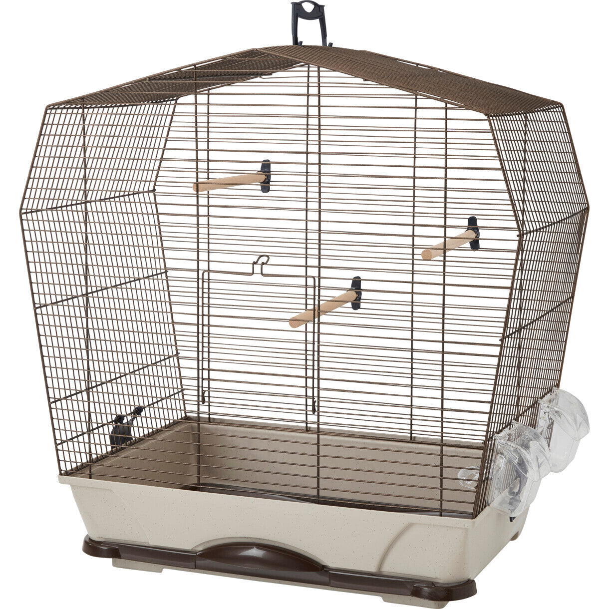 Savic Vogelkäfig für Wellensittiche und Kanarienvögel 32 x 53,5 x 55 cm