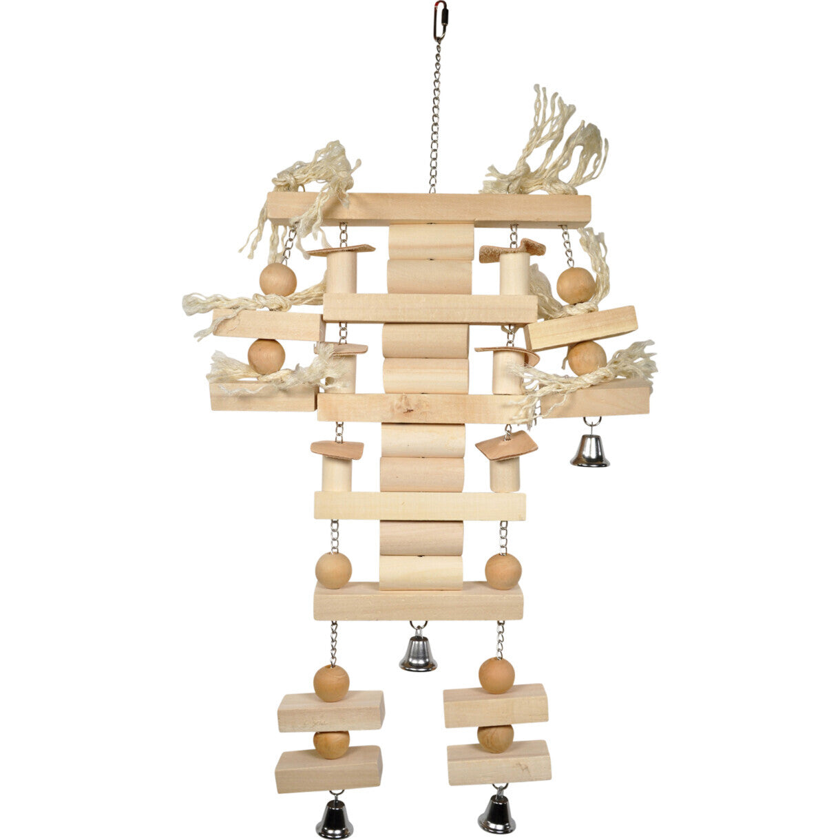 Vogelspielzeug für Sittiche 81 x 20 cm - Blöcke