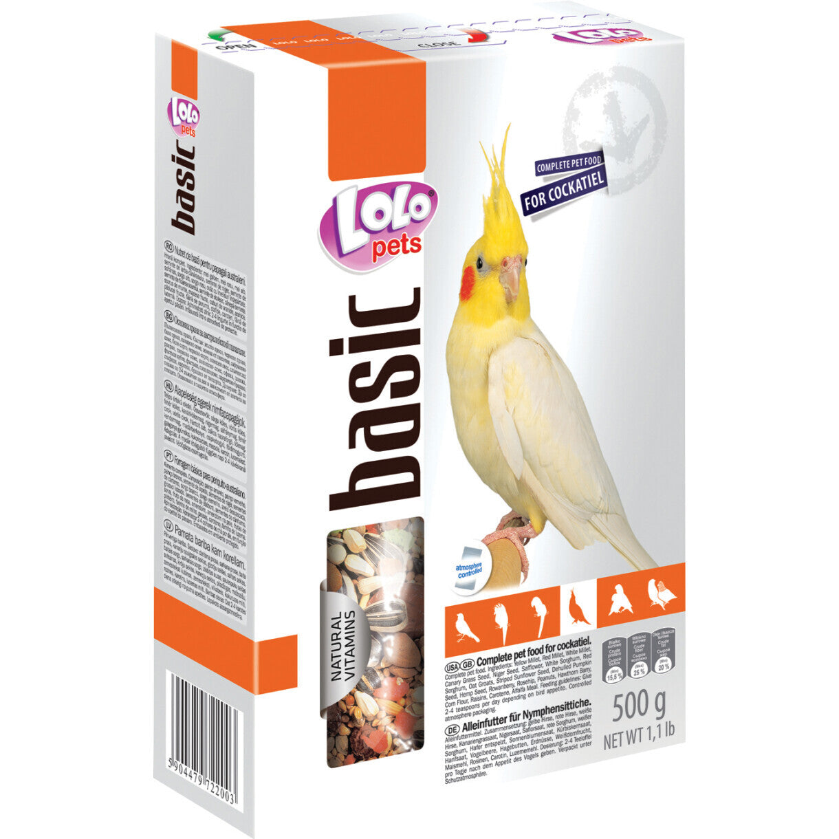 LOLO Pets Nymphensittich-Futter 500 Gramm