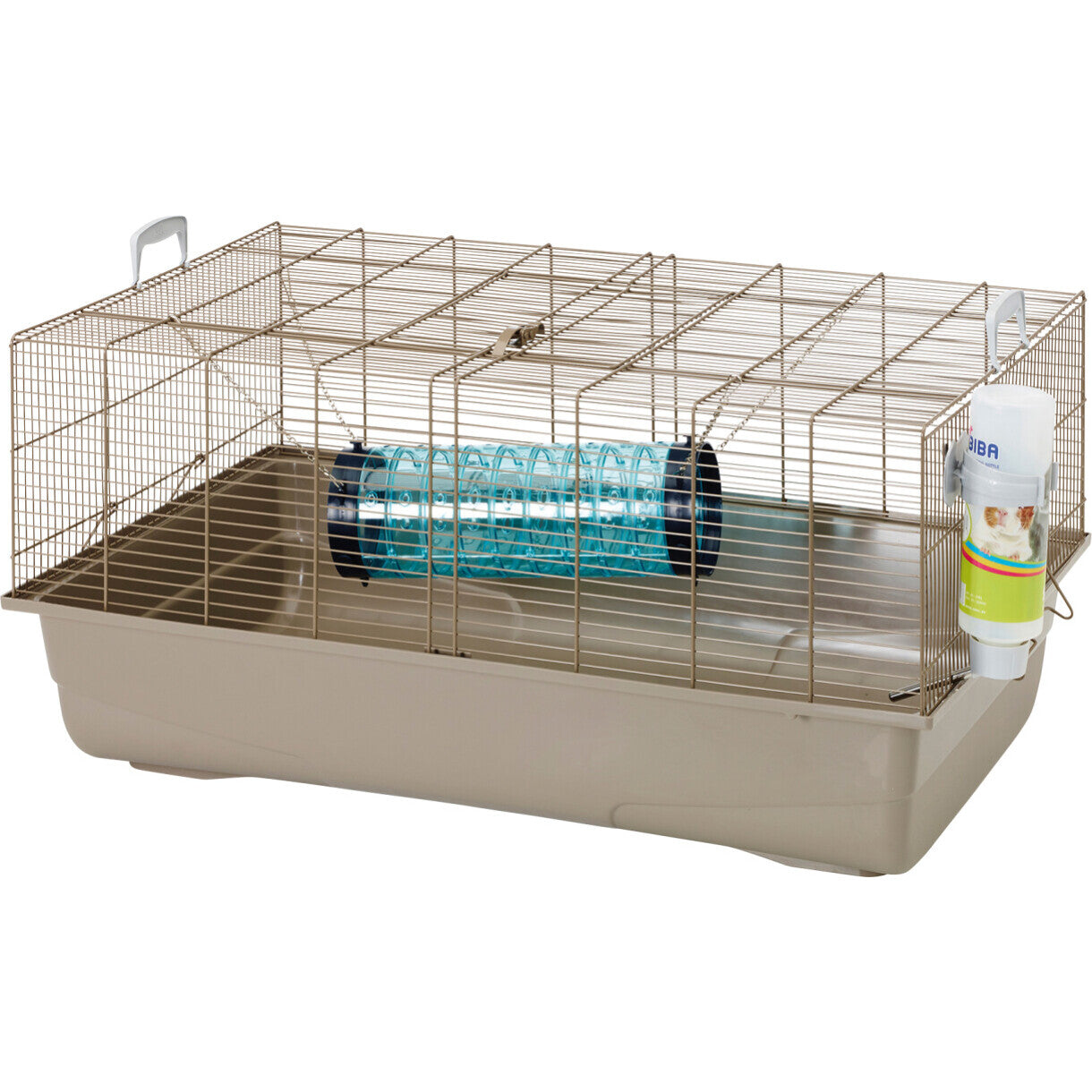 Savic Hamsterkäfig Ruffy 2 - 80 x 50 x 38 cm - warmes Grau