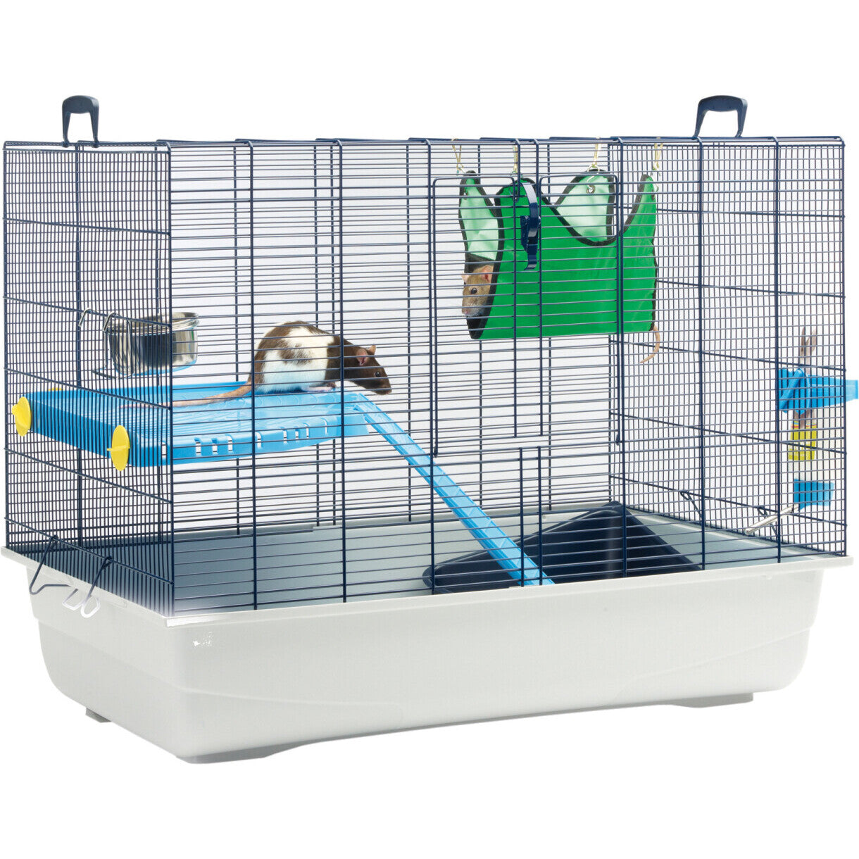 FREDDY 2 Rattenkäfig Frittierkäfig blau 80 x 50 x 63 cm