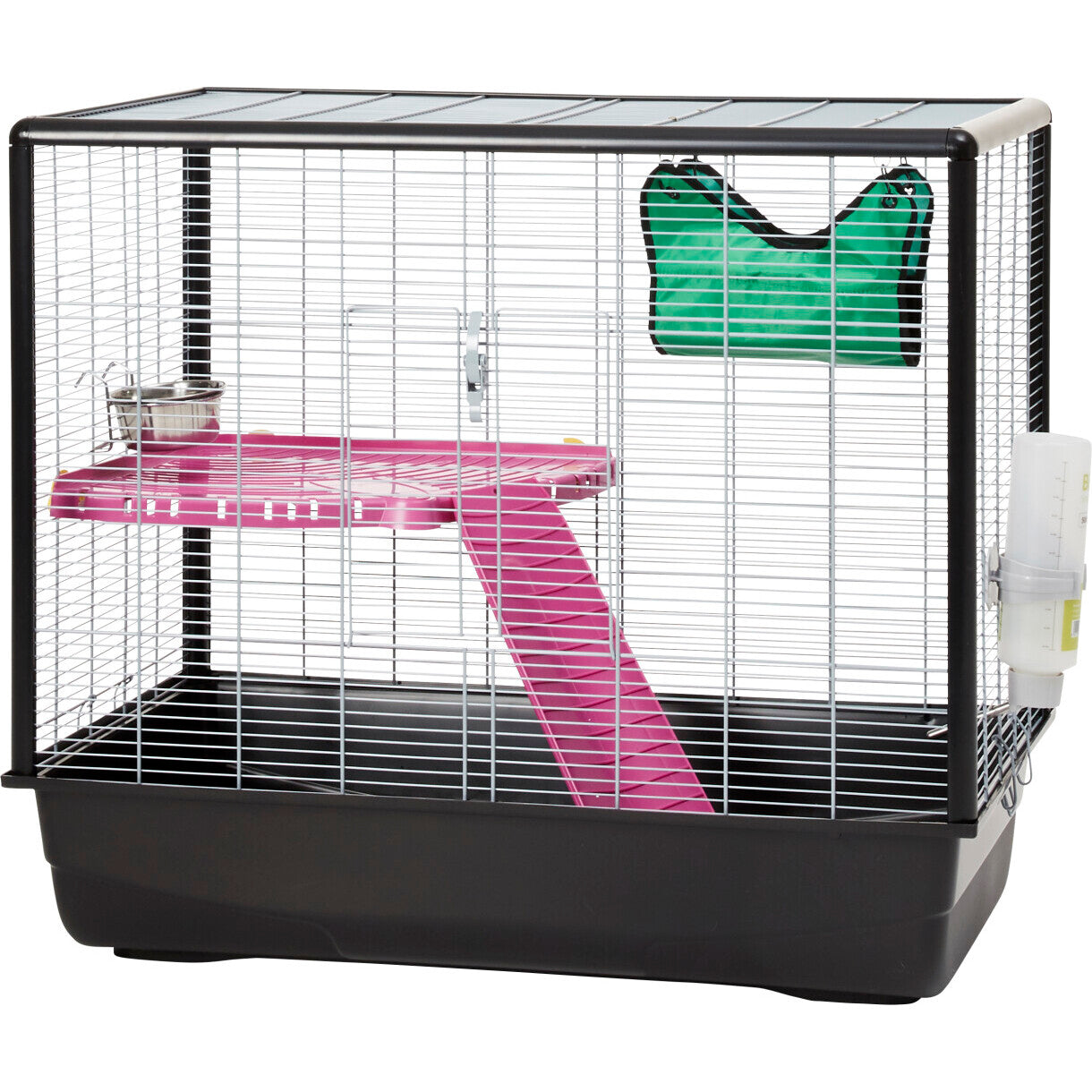 Zeno 2 Hamster- und Rattenkäfig silber 80 x 50 x 70 cm