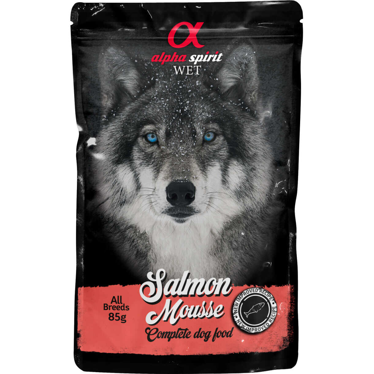 Alpha Spirit Pouch Lachs Mousse (Lachs) Hundefutter