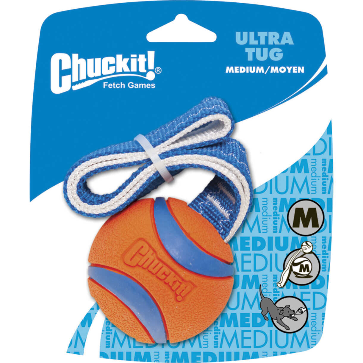 CHUCKIT Ultra Ball am Seil