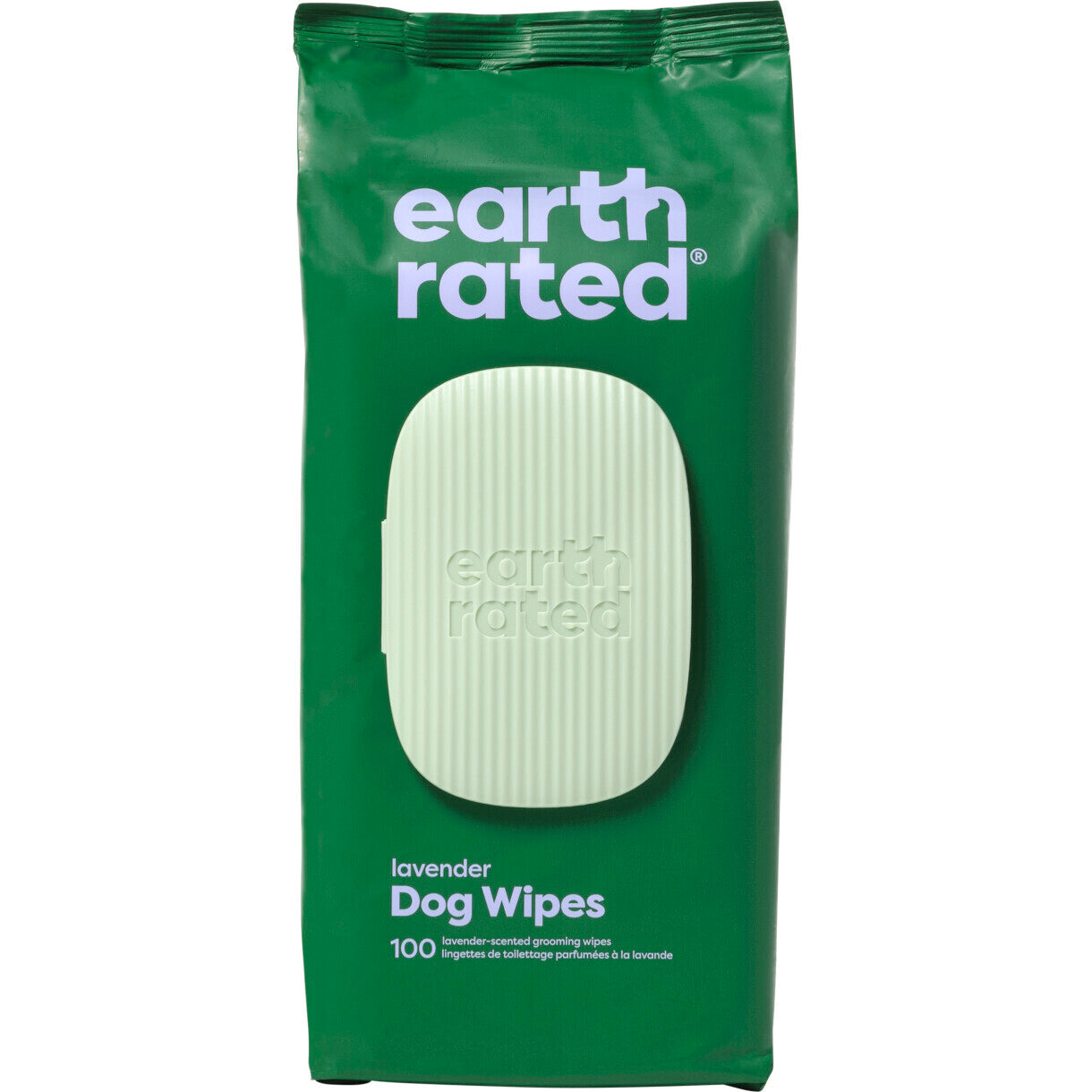 Earth Rated Lavendel-Feuchttücher für Hunde - 100 Stück à 20 x 20 cm