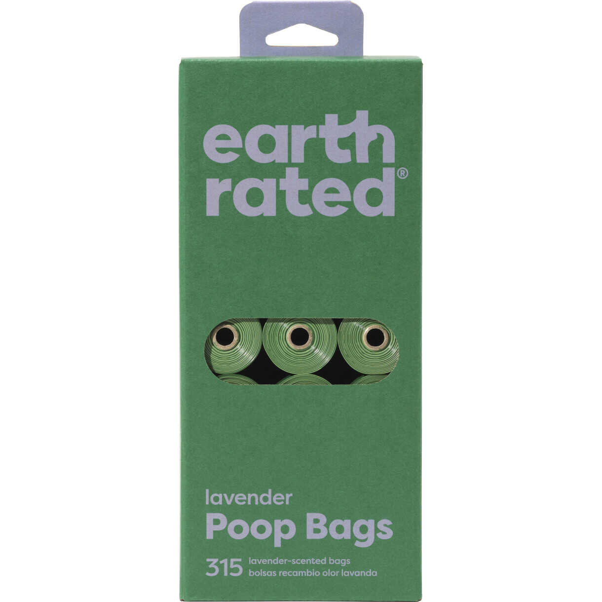 Earth Rated Eco-Friendly Hundekotbeutel mit Lavendel - 315 Beutel in 21 Rollen