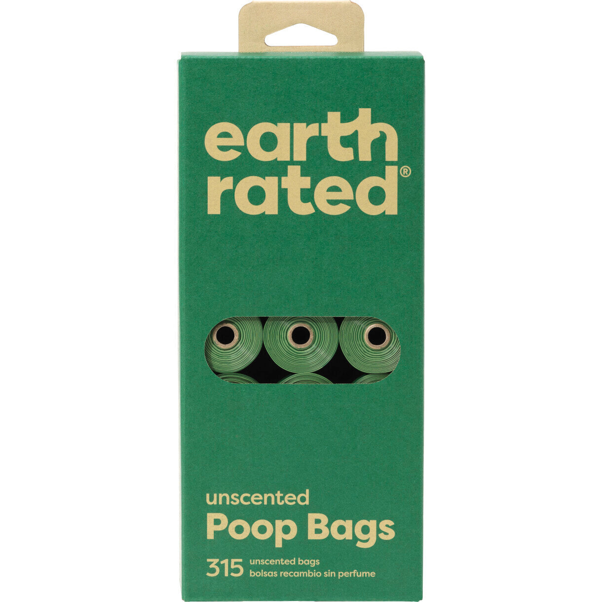 Earth Rated Eco-Friendly unparfümierte Hundekotbeutel - 315 Beutel in 21 Rollen