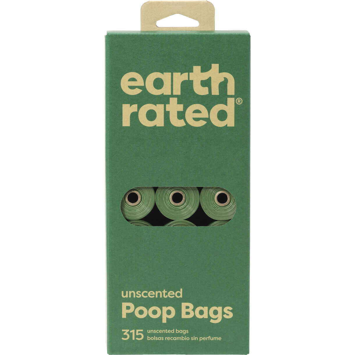 Earth Rated Eco-Friendly unparfümierte Hundekotbeutel - 315 Beutel in 21 Rollen