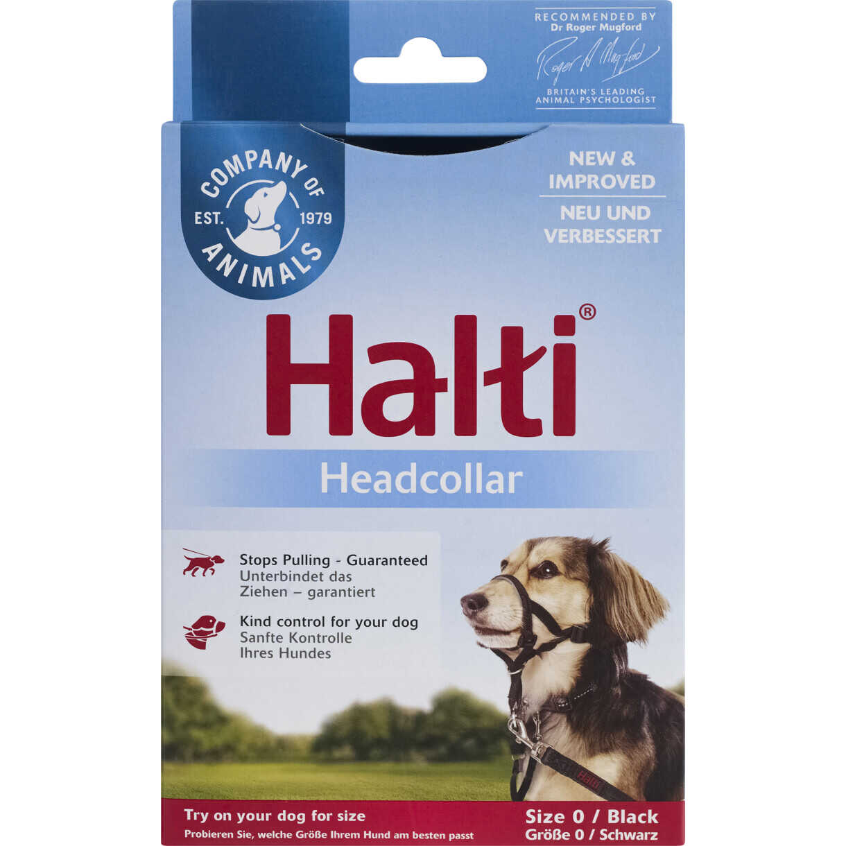 HALTI Schnauzengeschirr - schwarz