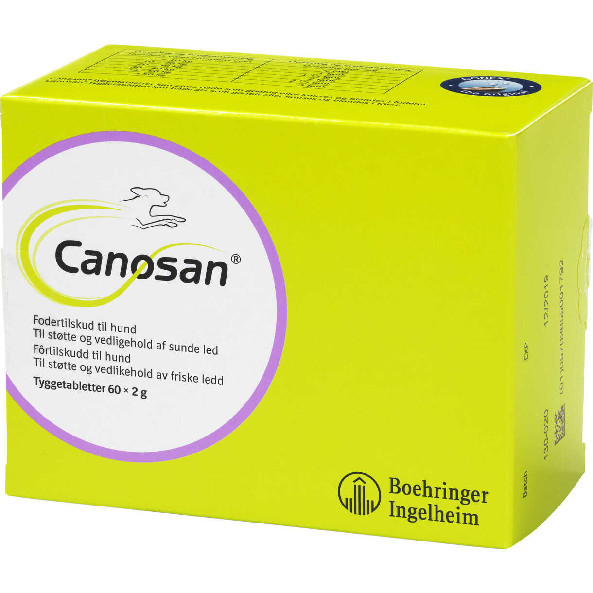 Canosan Tabletten für Hundegelenke und Bewegung 60 x 2 g