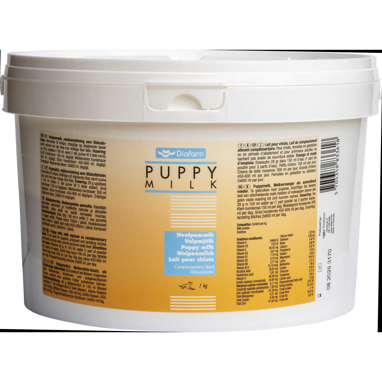 1 kg Diafarm-Welpenmilch