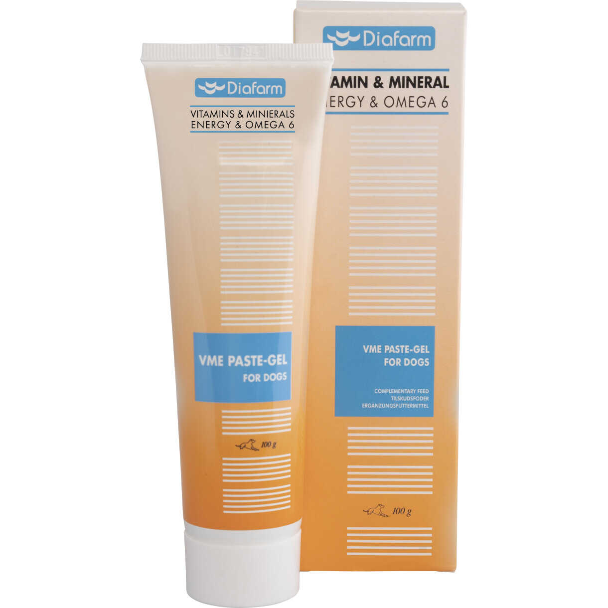 Diafarm Vitamin/Mineralien/Energiepaste-Gel für Hunde - 100 g