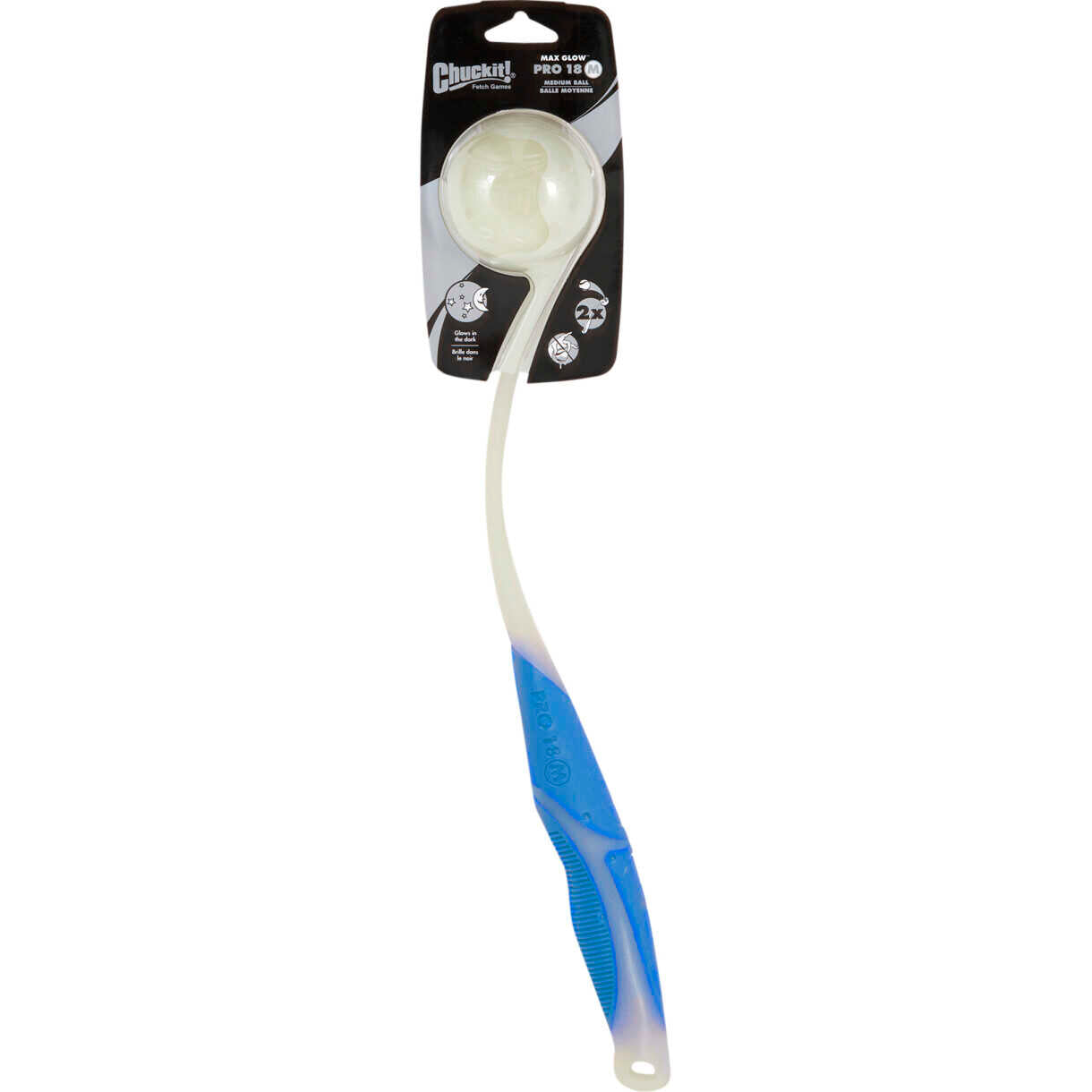 CHUCKIT Ballkatapult mit Ball Glow in the dark