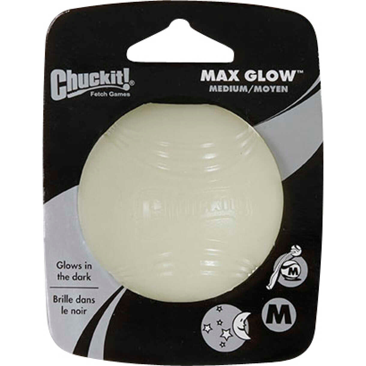 CHUCKIT Glow-in-the-dark Ball Hundespielzeug