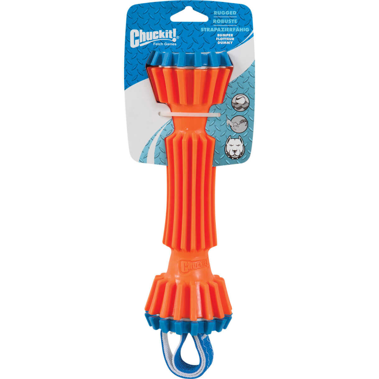 CHUCKIT Robustes Hundespielzeug mit Hantel