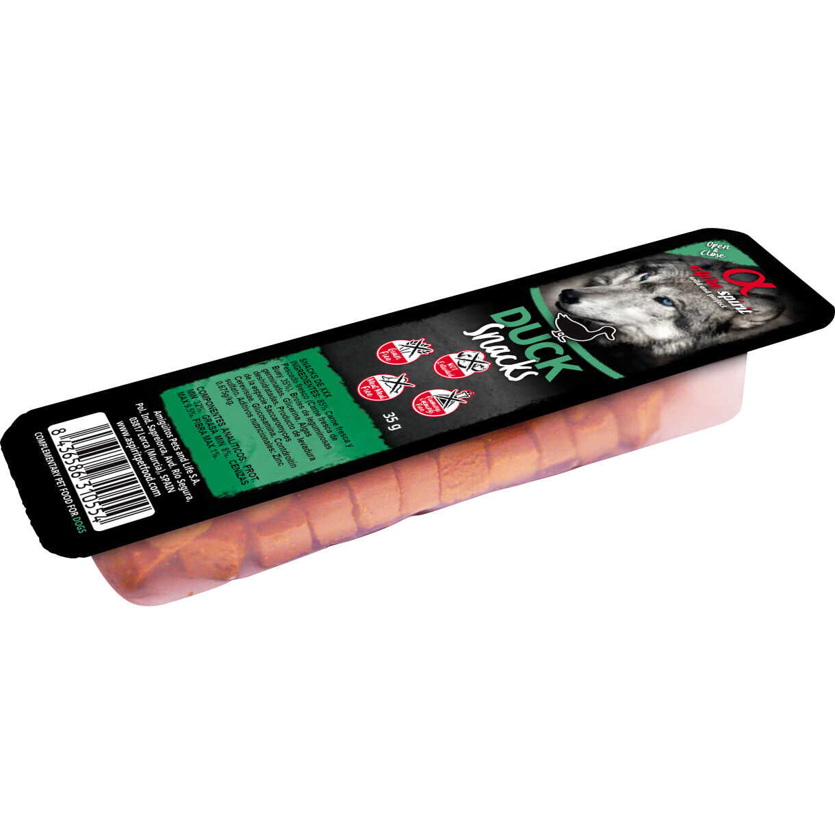 AlphaSpirit Hundesnack mit Ente