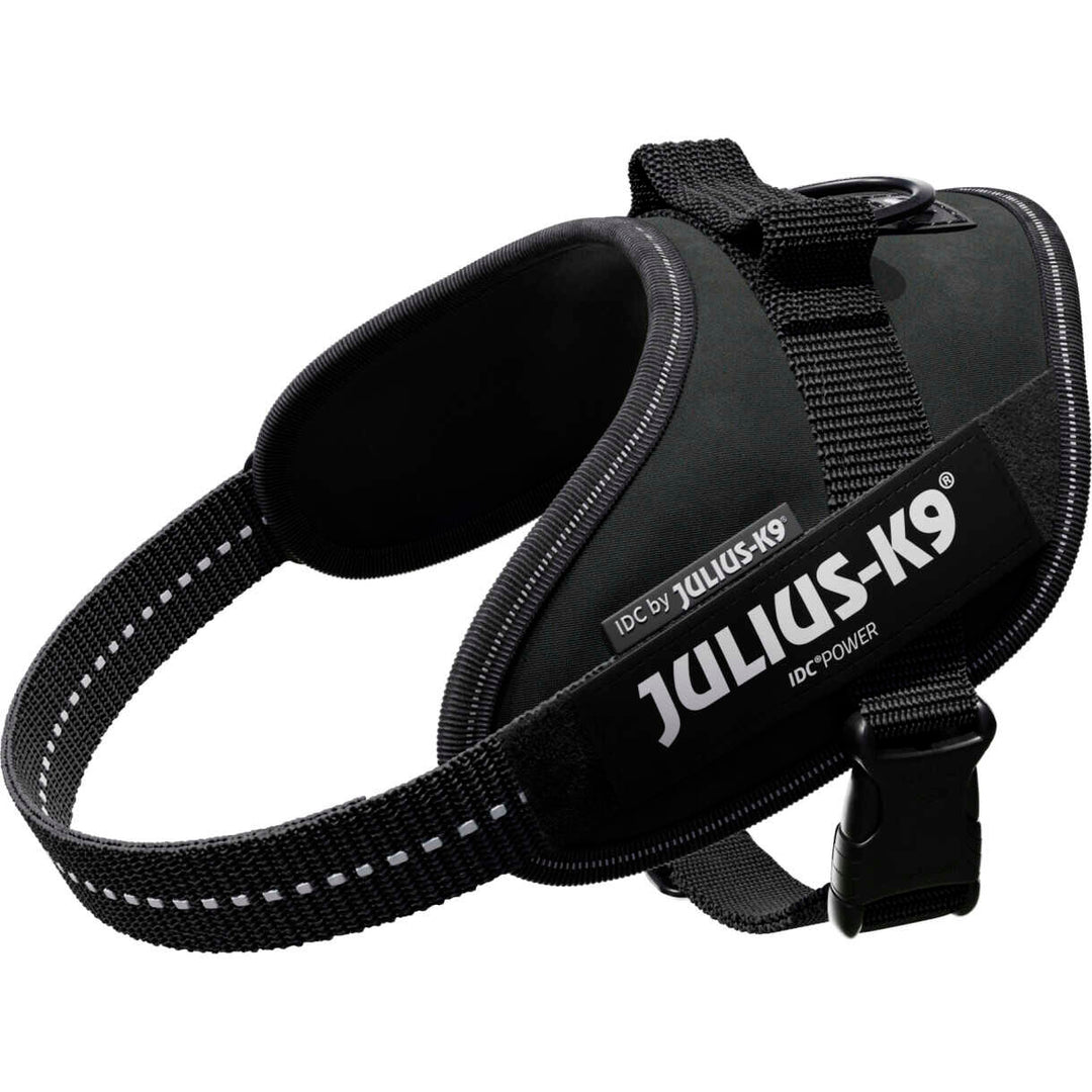 Julius K9 IDC - Reflexe Hundegeschirr für alle Arten von Hunden - Schwarz