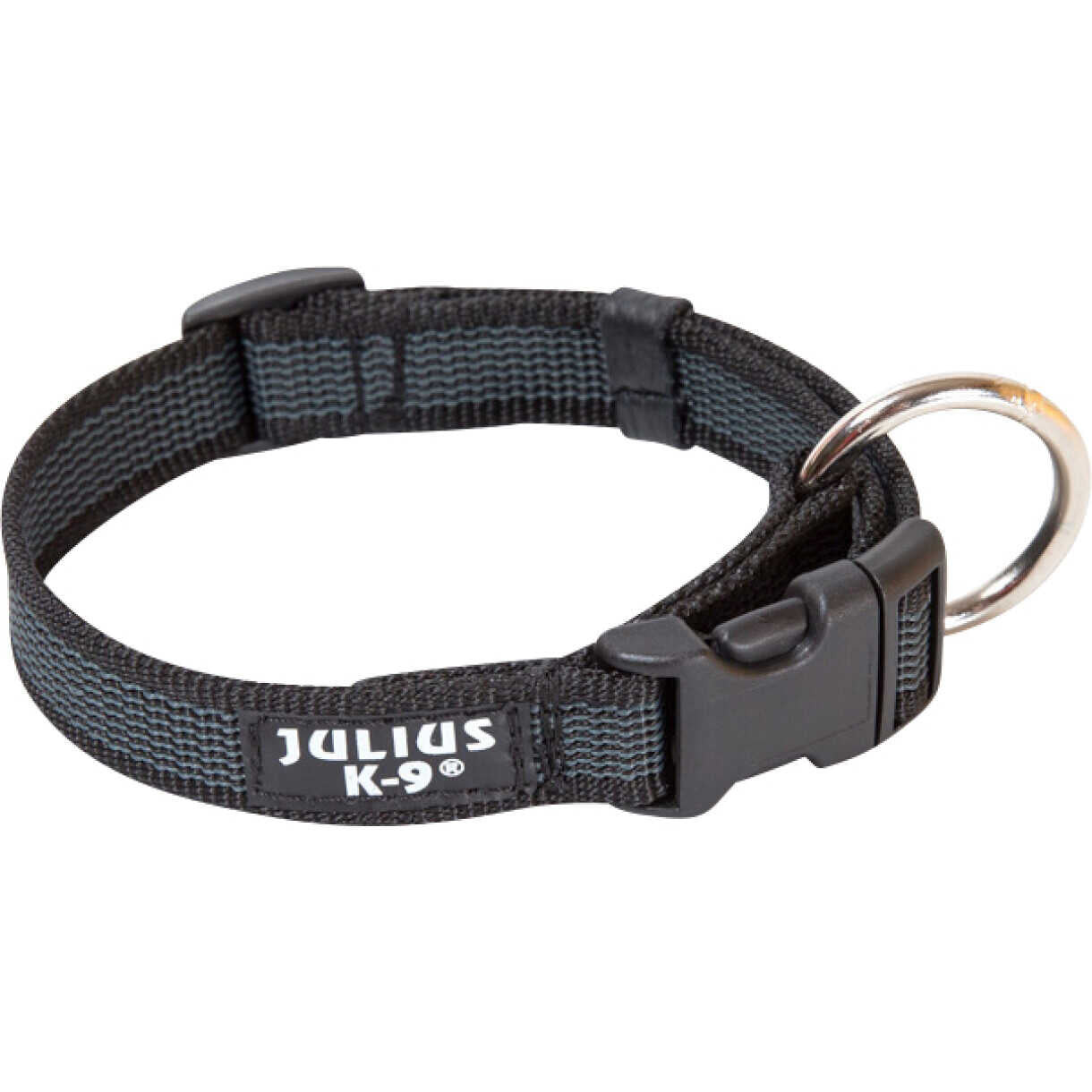 Julius K9 Super grip Hundehalsband für alle Arten von Hunden - schwarz