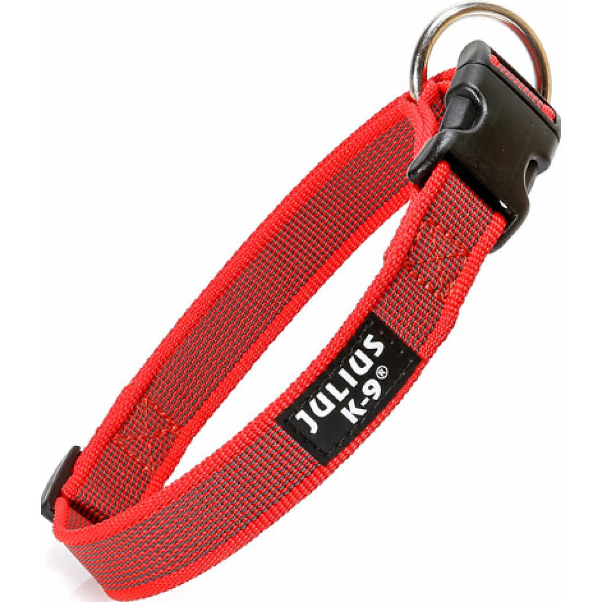 Julius K9 Super grip Hundehalsband für alle Arten von Hunden - rot