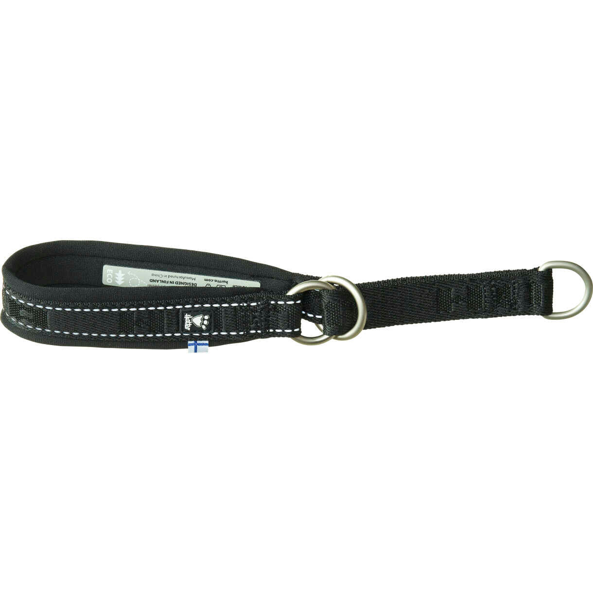 Hurtta Casual ECO halbes Würgehalsband - Raven