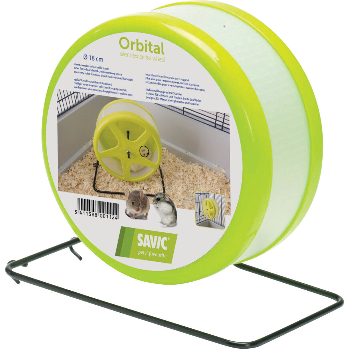 Orbitales Hamsterrad - farblich sortiert