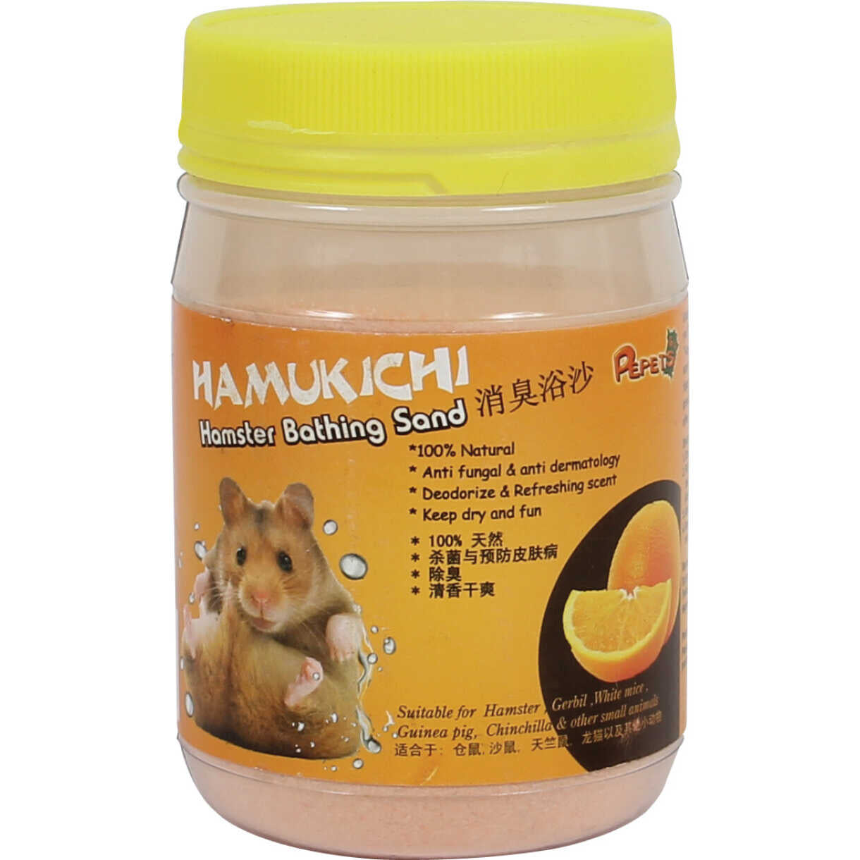 Hamukichi Hamster Badesand Orange Duft 400 gr