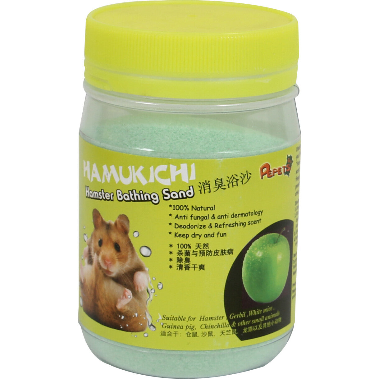 Hamukichi Hamster Badesand Apfelduft - 400 gr