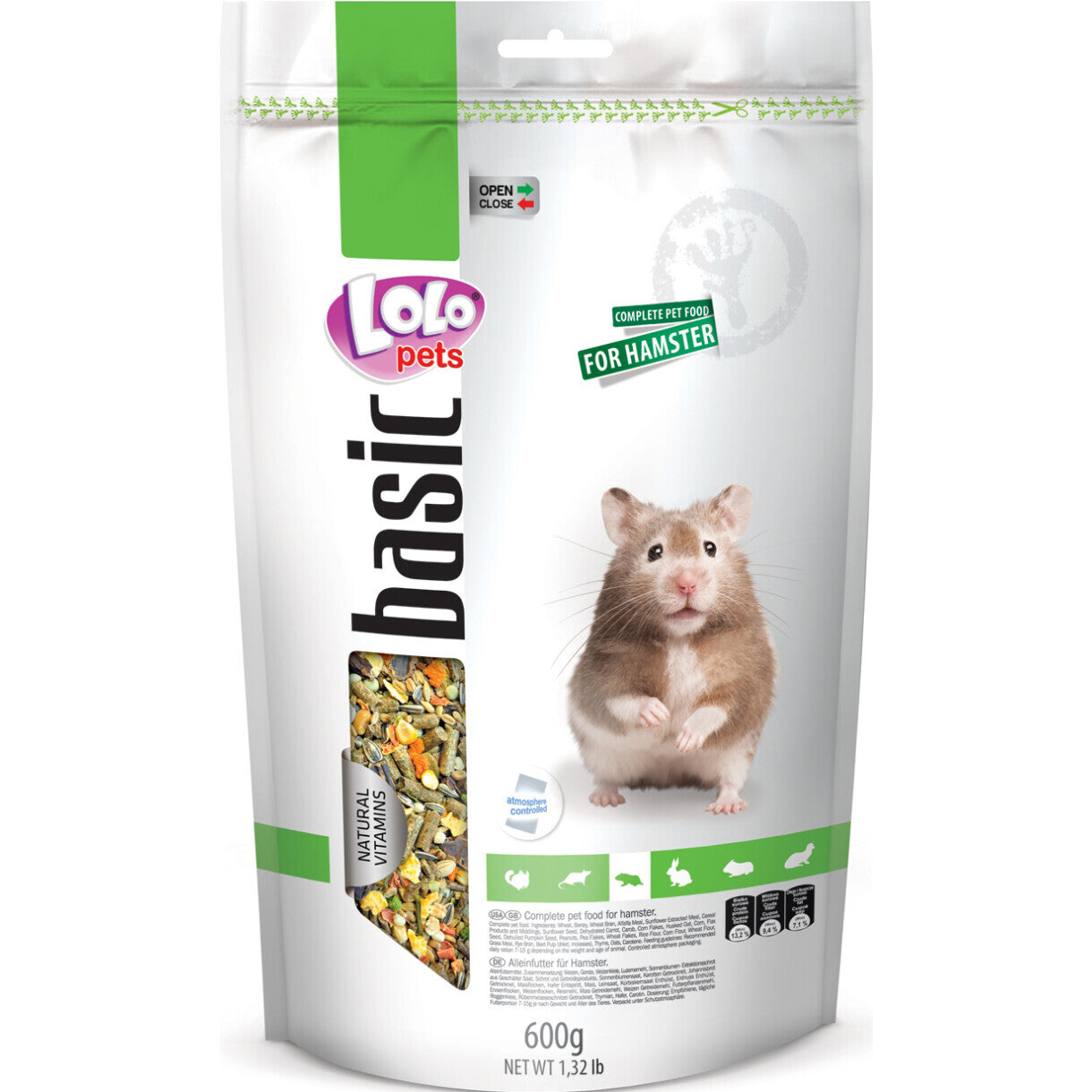 Lolo Pets FOODY PREMIUM Alleinfuttermittel für Hamster