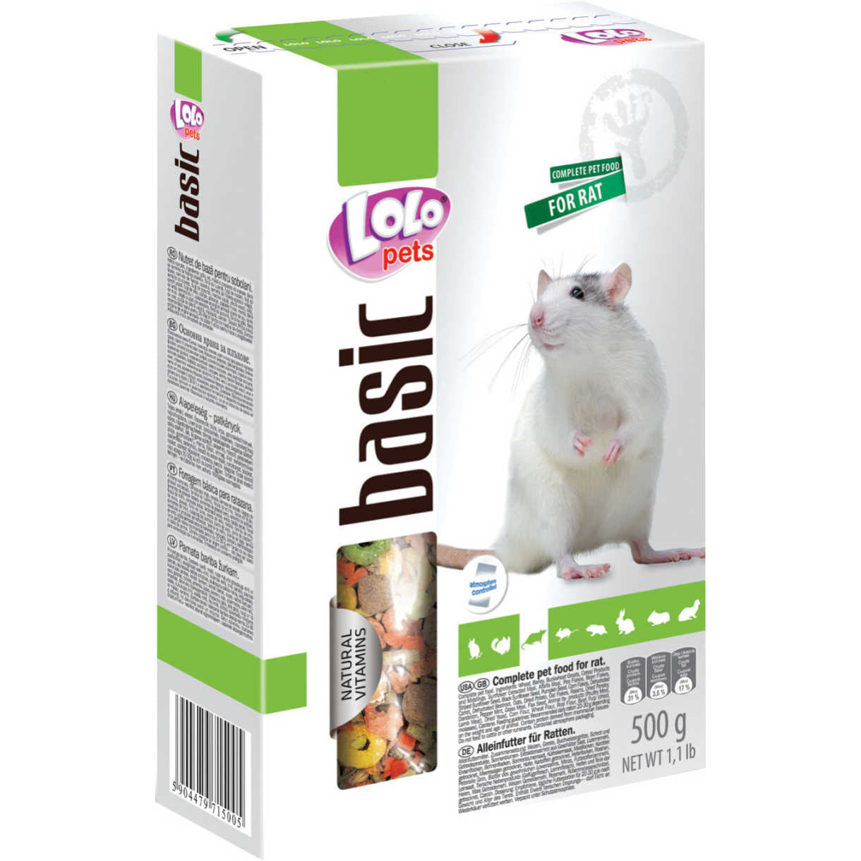 Lolo Pets - Rattenfutter komplett 500g