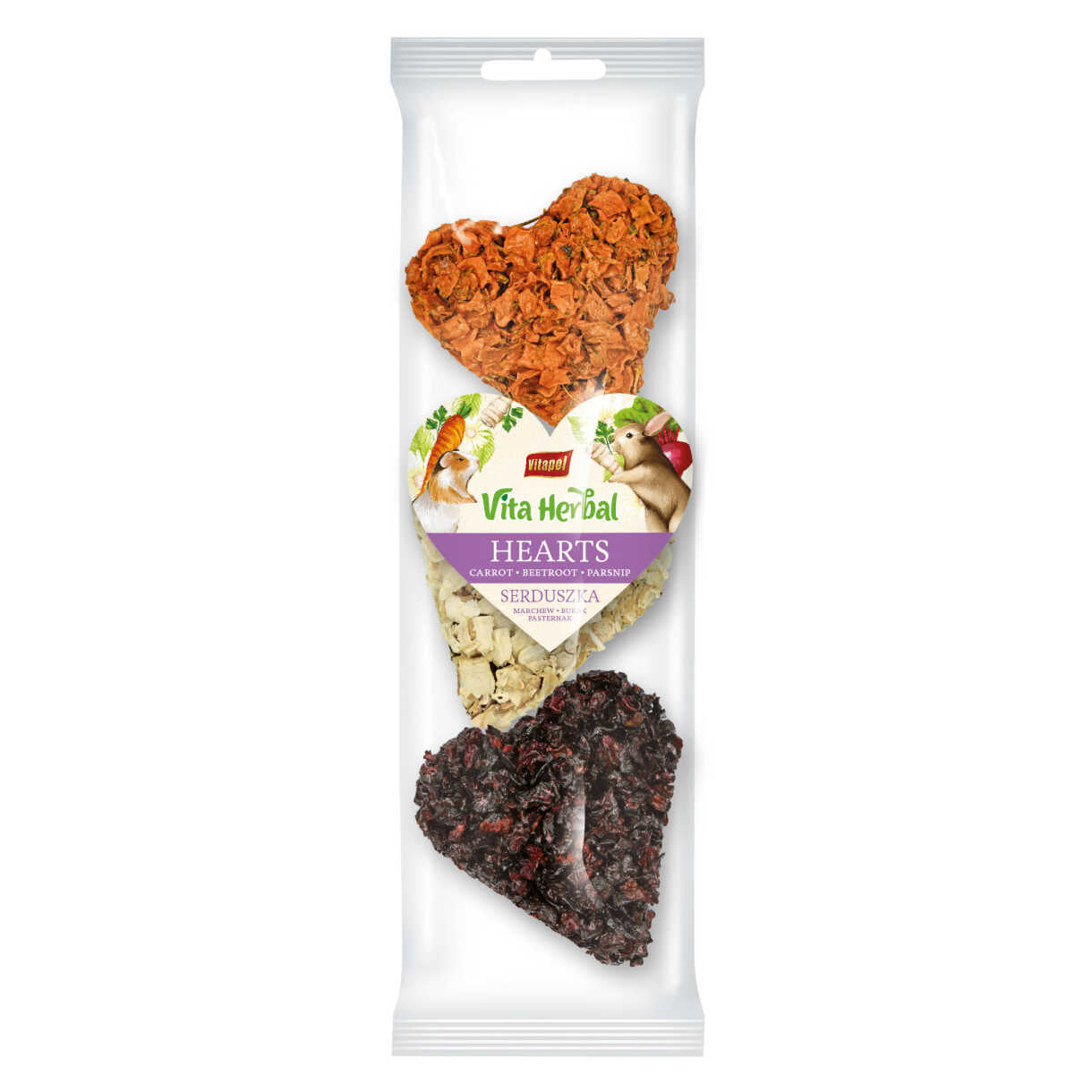Lolo Bloomy Snack mit 3 Gemüsesorten für Kaninchen und Nager 175 gr