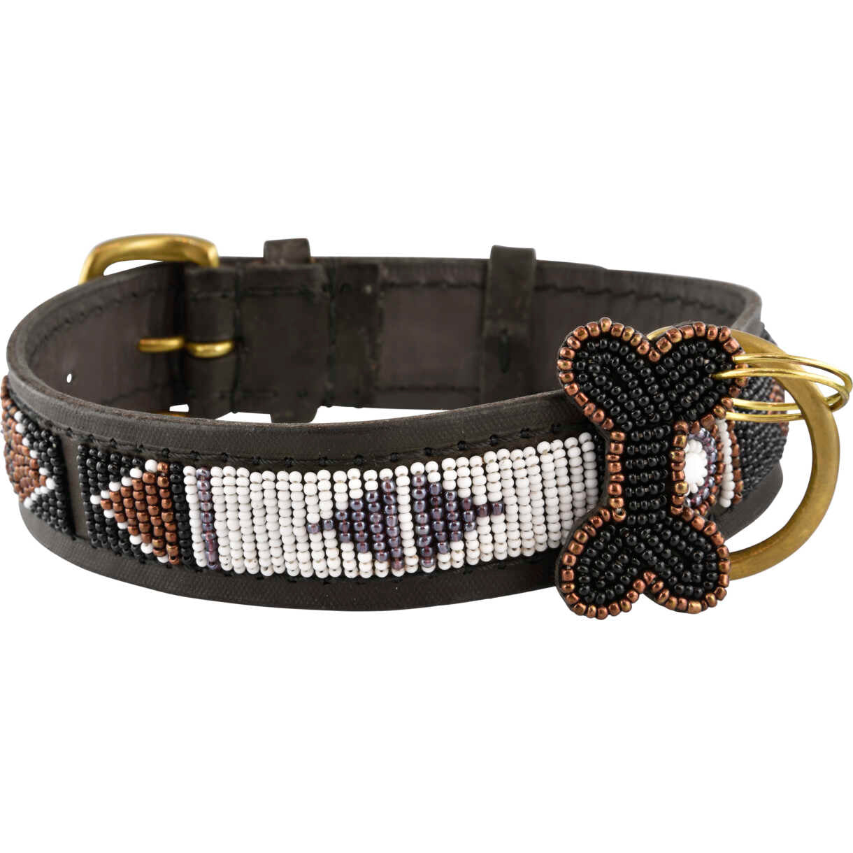 Kampuni handgefertigtes Hundehalsband Swahili