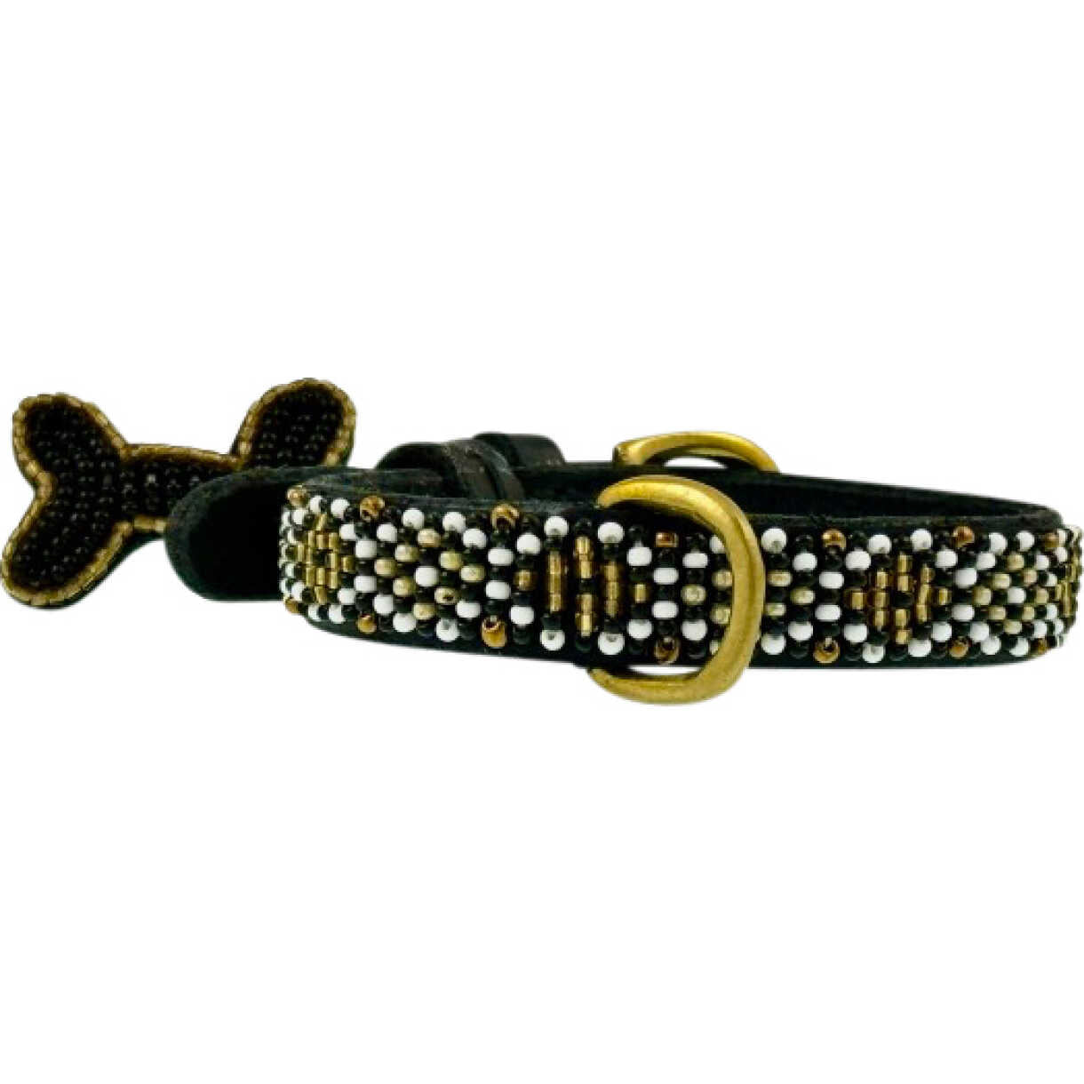 Kampuni handgefertigtes Hundehalsband Micro Gold
