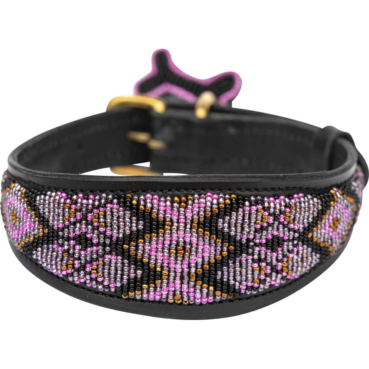 Kampuni handgefertigtes Hundehalsband Lucher Ombima