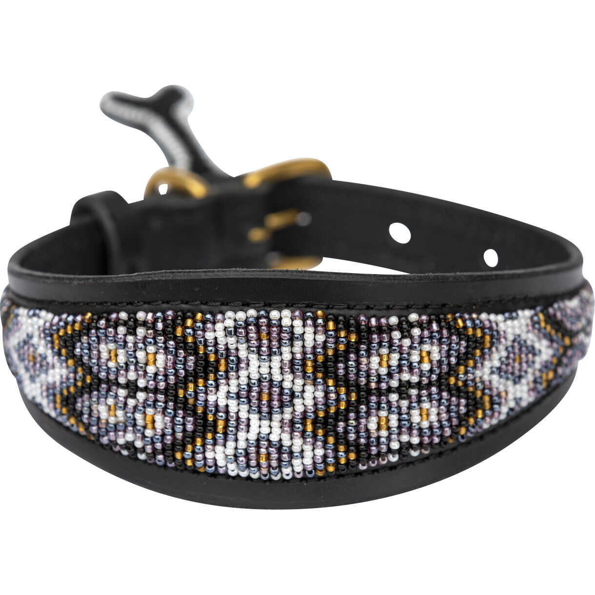 Kampuni handgefertigtes Hundehalsband Lucher Ombima