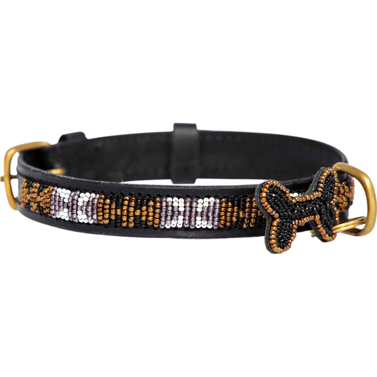 Kampuni handgefertigtes Hundehalsband Skinny Bajuni